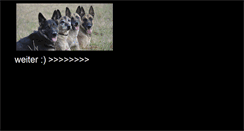 Desktop Screenshot of belgianmalinois.de